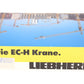 Conrad 2020 1:87 Scale Diecast Liebherr Gold Plated Tower Crane EX/Box
