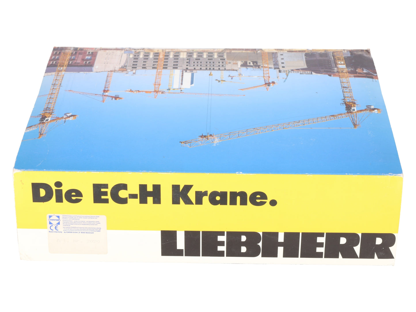 Conrad 2020 1:87 Scale Diecast Liebherr Gold Plated Tower Crane EX/Box