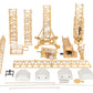 Conrad 2020 1:87 Scale Diecast Liebherr Gold Plated Tower Crane EX/Box