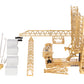 Conrad 2020 1:87 Scale Diecast Liebherr Gold Plated Tower Crane EX/Box