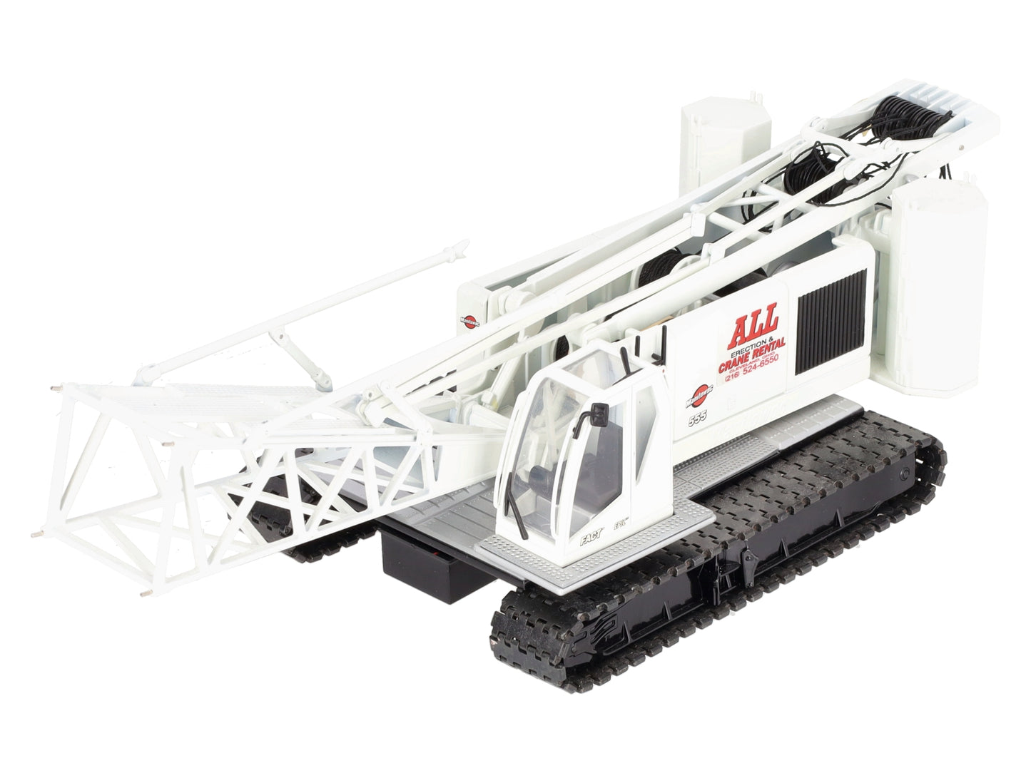 CCM 555 White All Crane Service Diecast Crawler Crane EX/Box