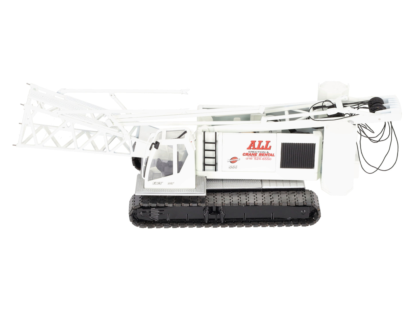 CCM 555 White All Crane Service Diecast Crawler Crane EX/Box