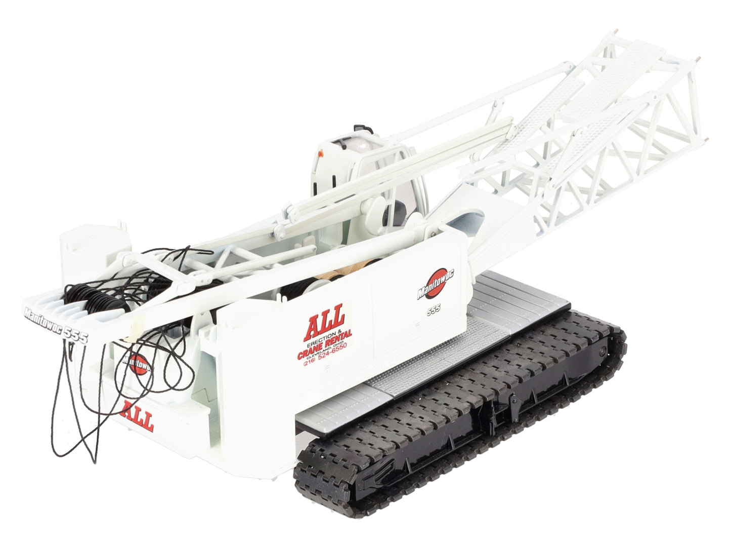 CCM 555 White All Crane Service Diecast Crawler Crane EX/Box
