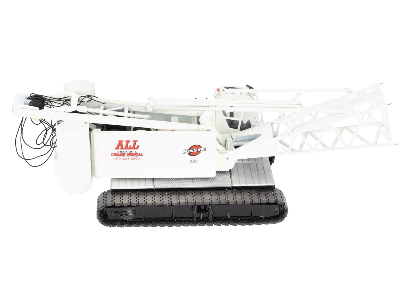 CCM 555 White All Crane Service Diecast Crawler Crane EX/Box