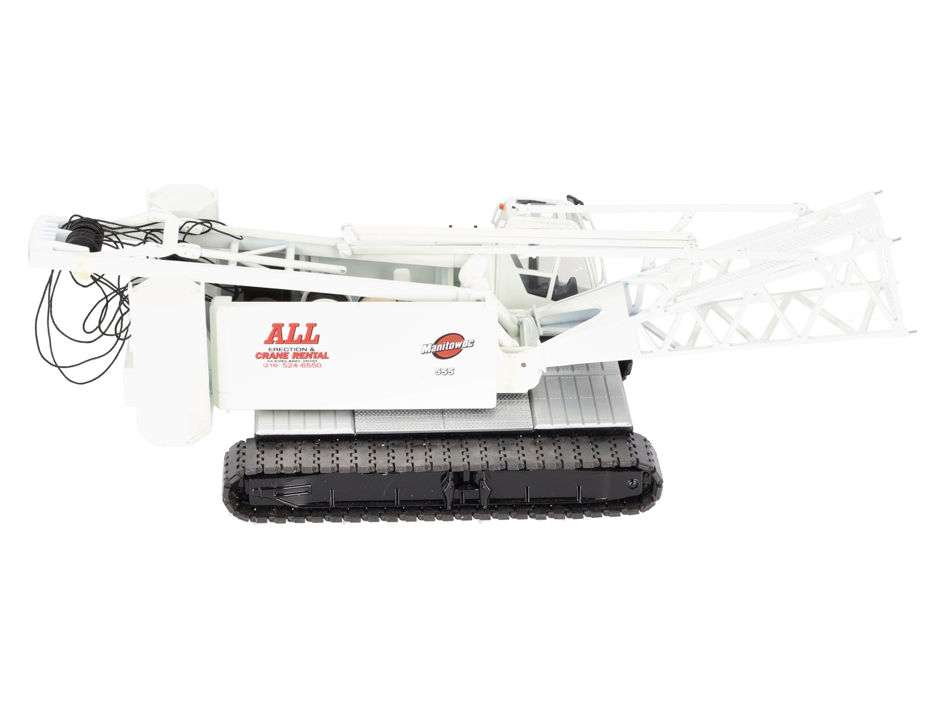 CCM 555 White All Crane Service Diecast Crawler Crane EX/Box