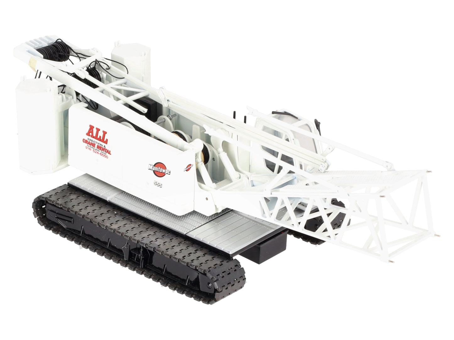 CCM 555 White All Crane Service Diecast Crawler Crane EX/Box