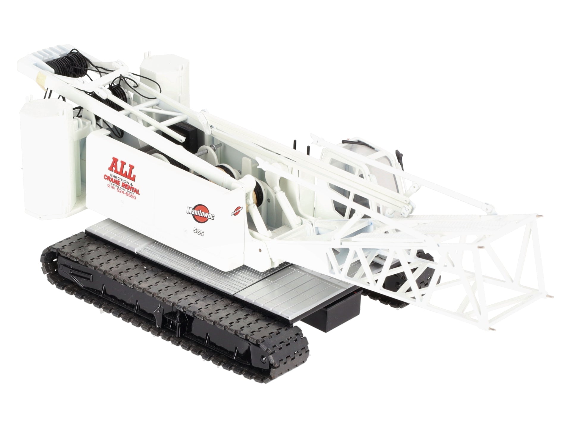 CCM 555 White All Crane Service Diecast Crawler Crane EX/Box
