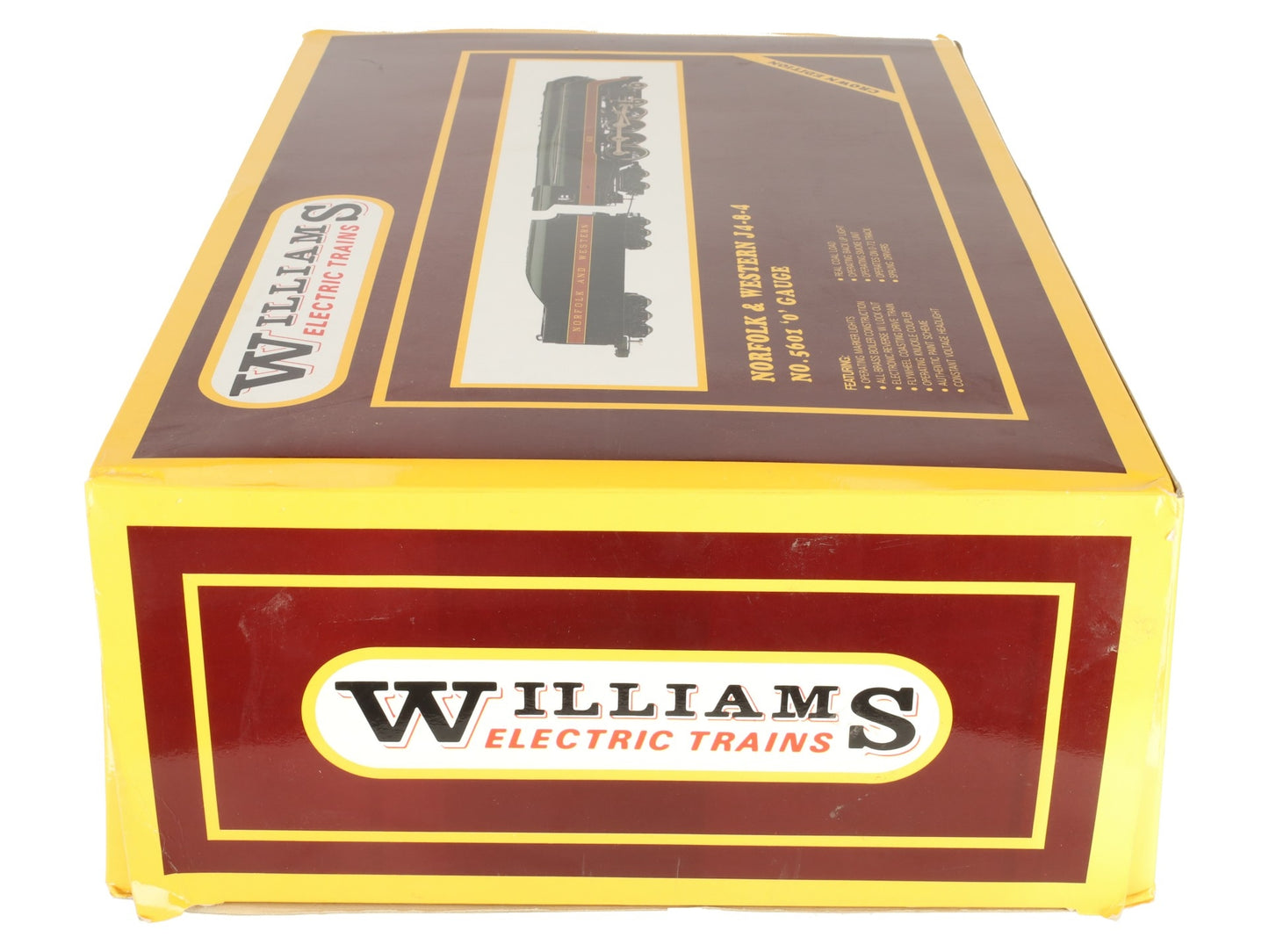 Williams 5601 O Gauge N&W BRASS 4-8-4 J Class Steam Engine and Tender #611 LN/Box