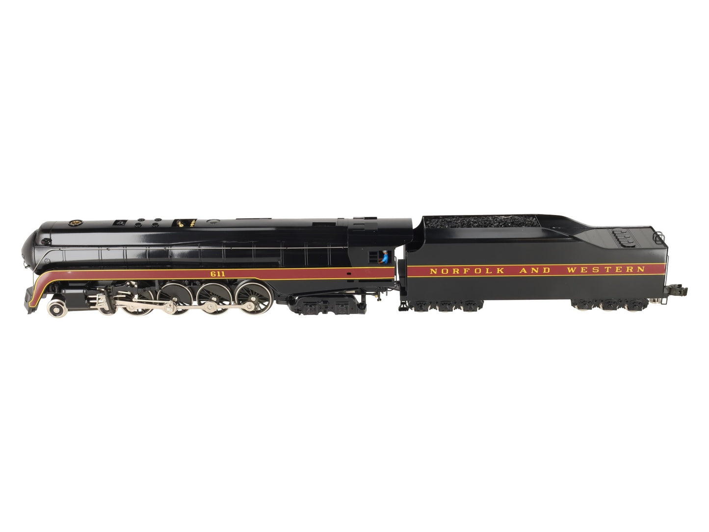 Williams 5601 O Gauge N&W BRASS 4-8-4 J Class Steam Engine and Tender #611 LN/Box