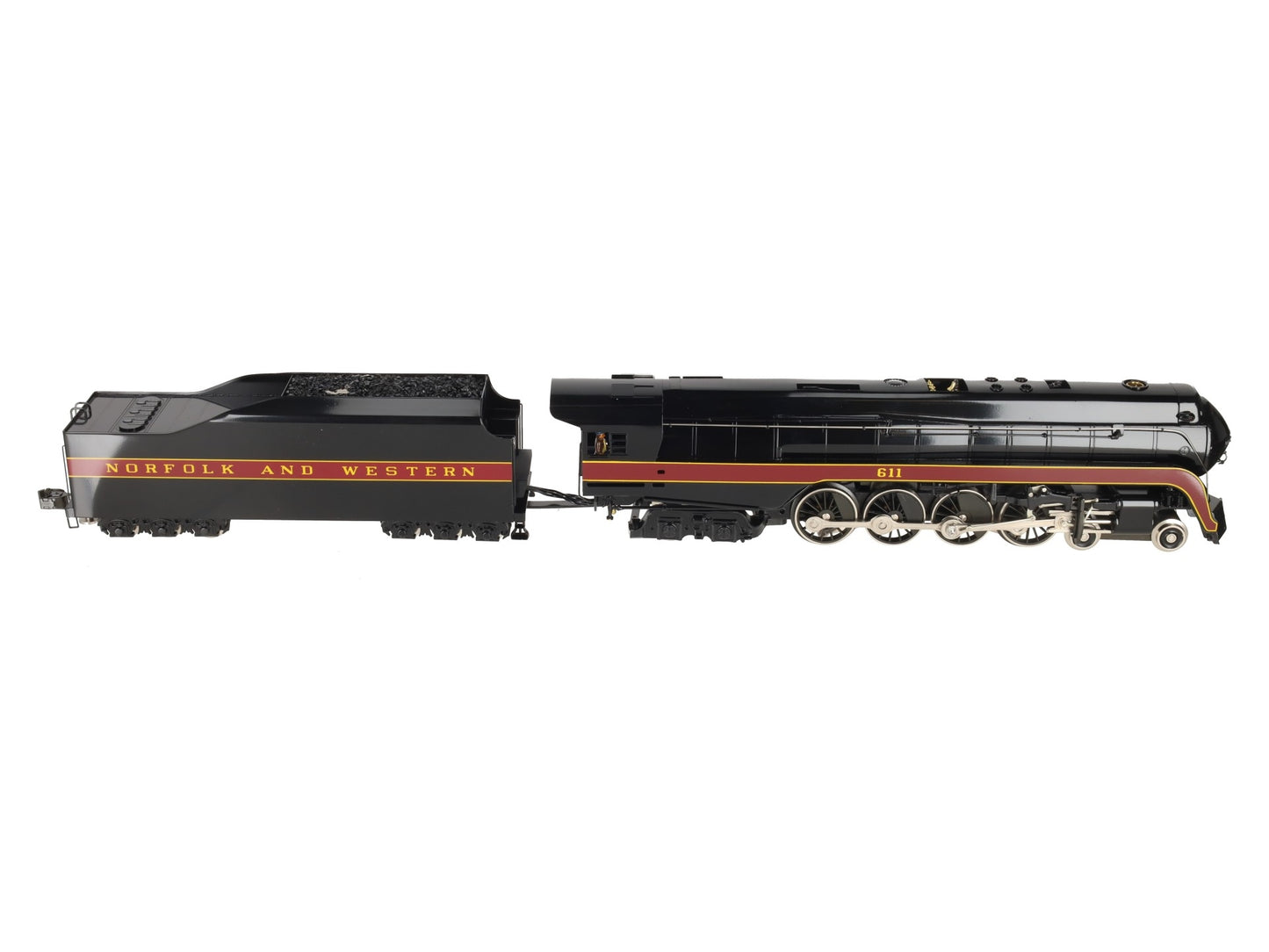 Williams 5601 O Gauge N&W BRASS 4-8-4 J Class Steam Engine and Tender #611 LN/Box