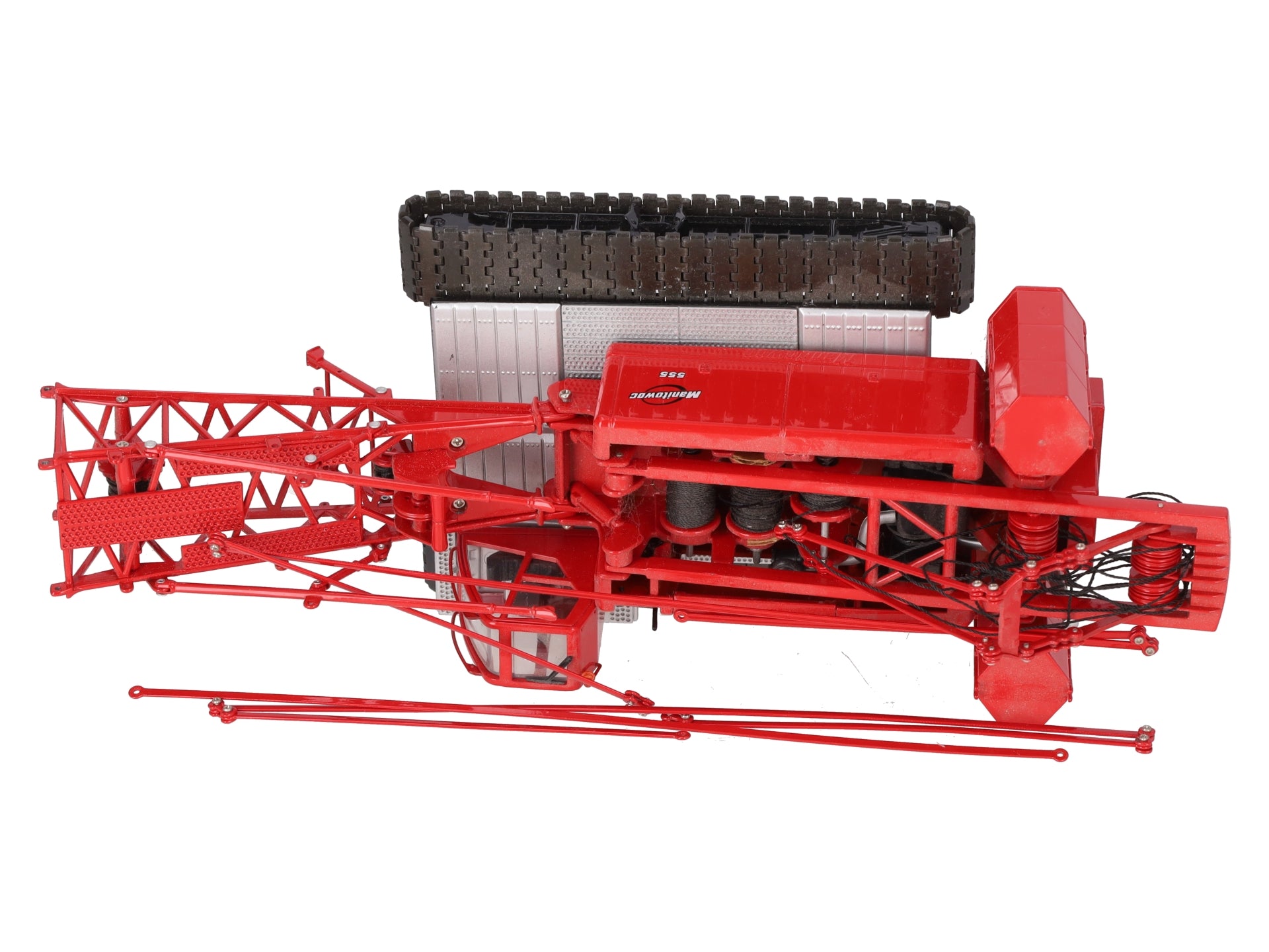 CCM 555 1:50 Red Manitowoc Diecast Crawler Crane EX/Box