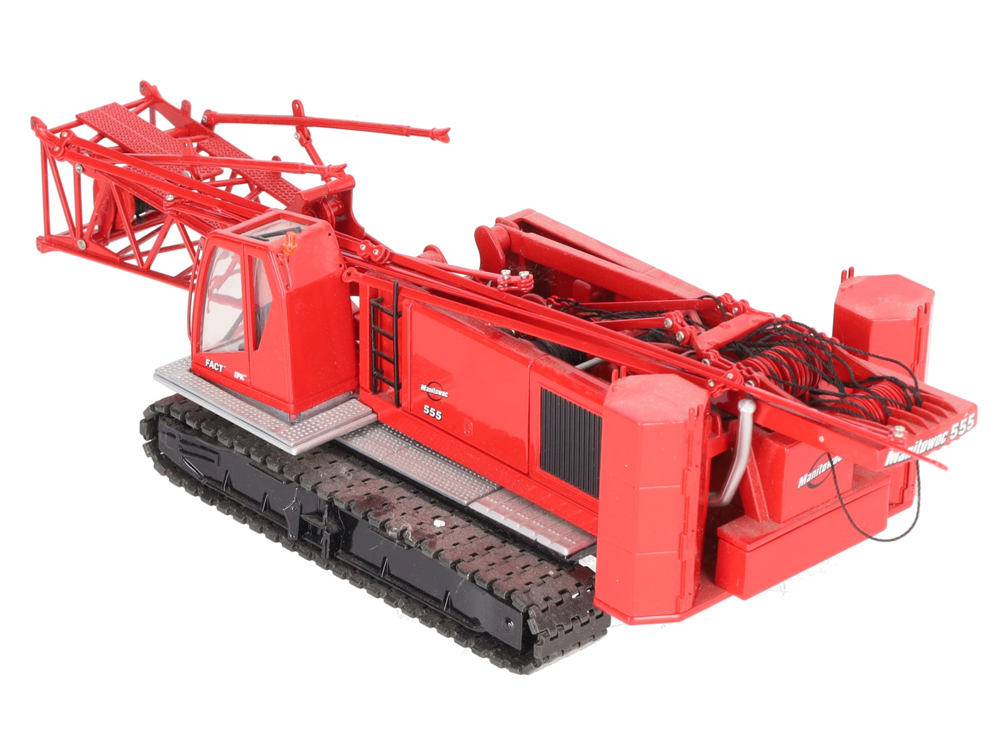 CCM 555 1:50 Red Manitowoc Diecast Crawler Crane EX/Box
