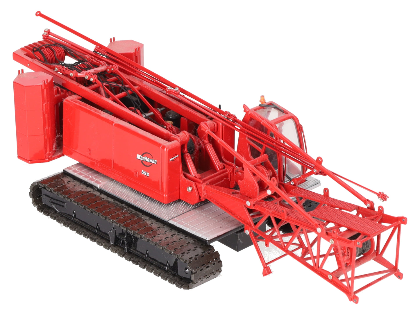 CCM 555 1:50 Red Manitowoc Diecast Crawler Crane EX/Box