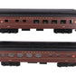 MTH 30-6238 O Pennsylvania RailKing O-27 Madison Combo/Diner Set (Set of 2) EX/Box
