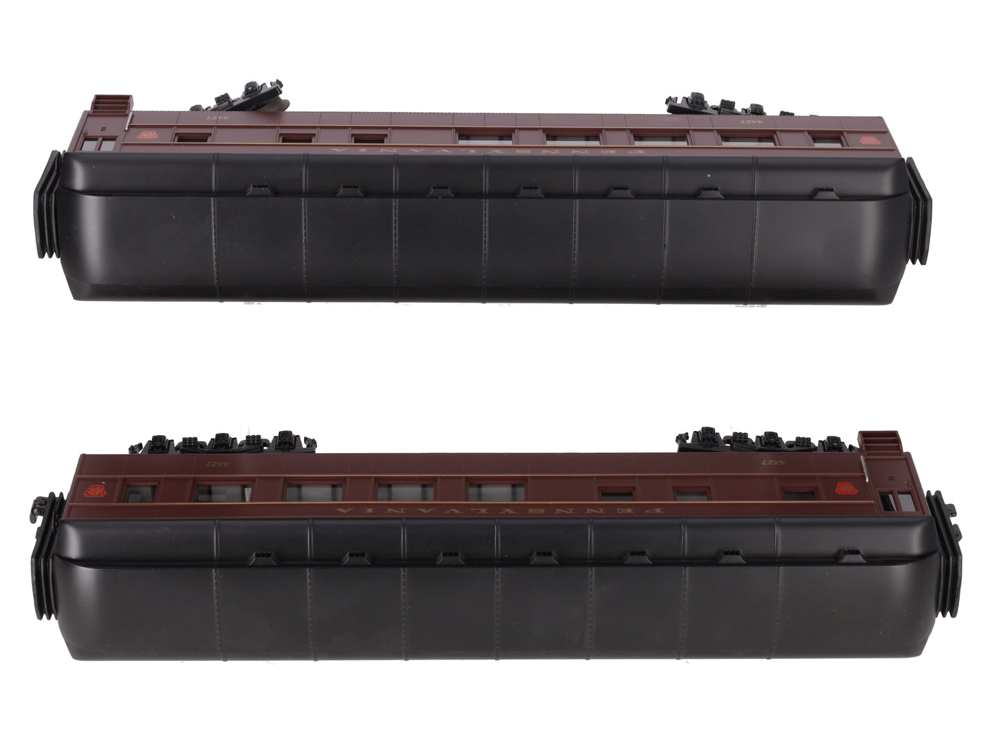 MTH 30-6238 O Pennsylvania RailKing O-27 Madison Combo/Diner Set (Set of 2) EX/Box