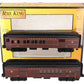 MTH 30-6238 O Pennsylvania RailKing O-27 Madison Combo/Diner Set (Set of 2) EX/Box