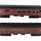 MTH 30-6238 O Pennsylvania RailKing O-27 Madison Combo/Diner Set (Set of 2) EX/Box