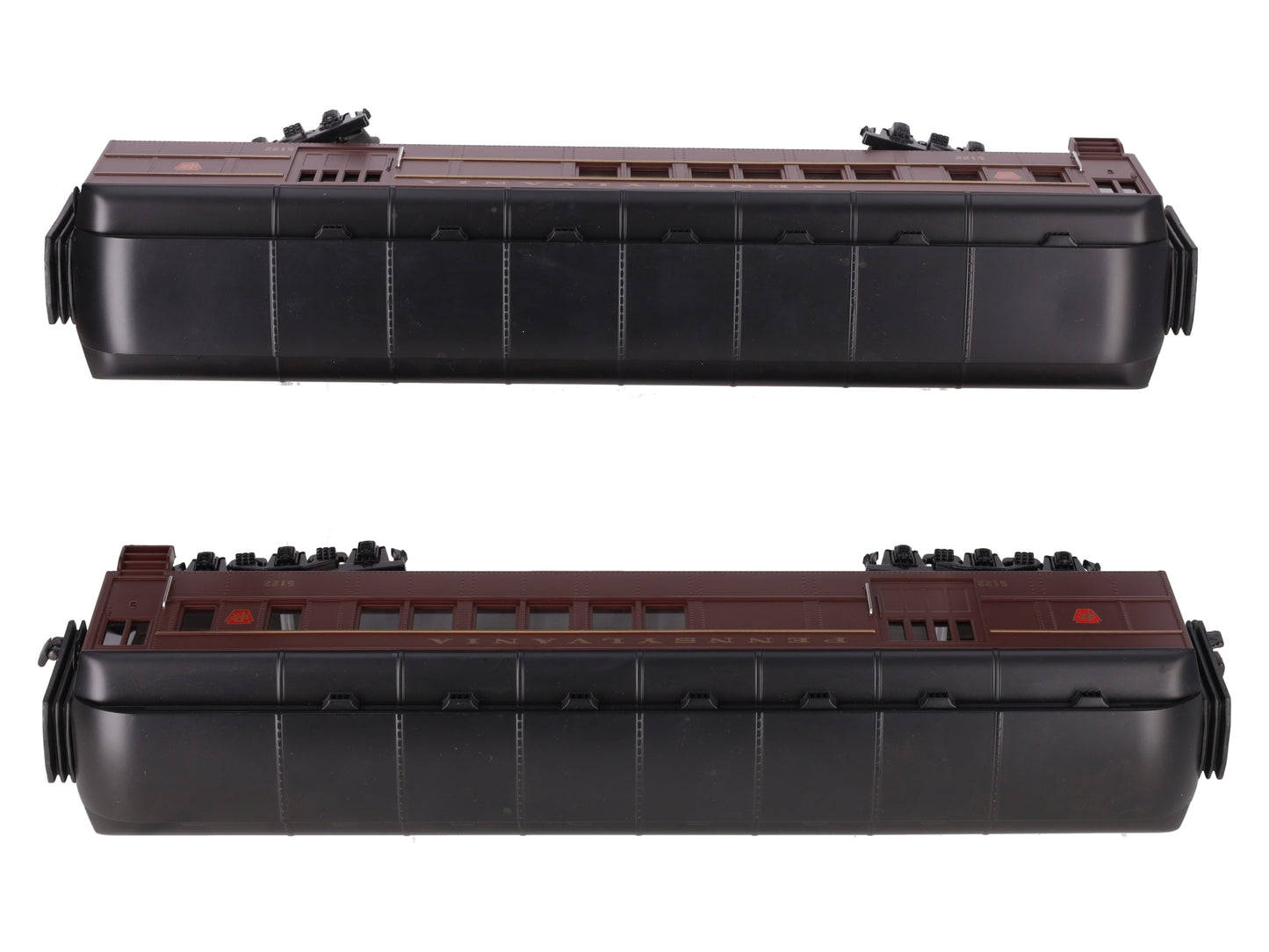 MTH 30-6238 O Pennsylvania RailKing O-27 Madison Combo/Diner Set (Set of 2) EX/Box