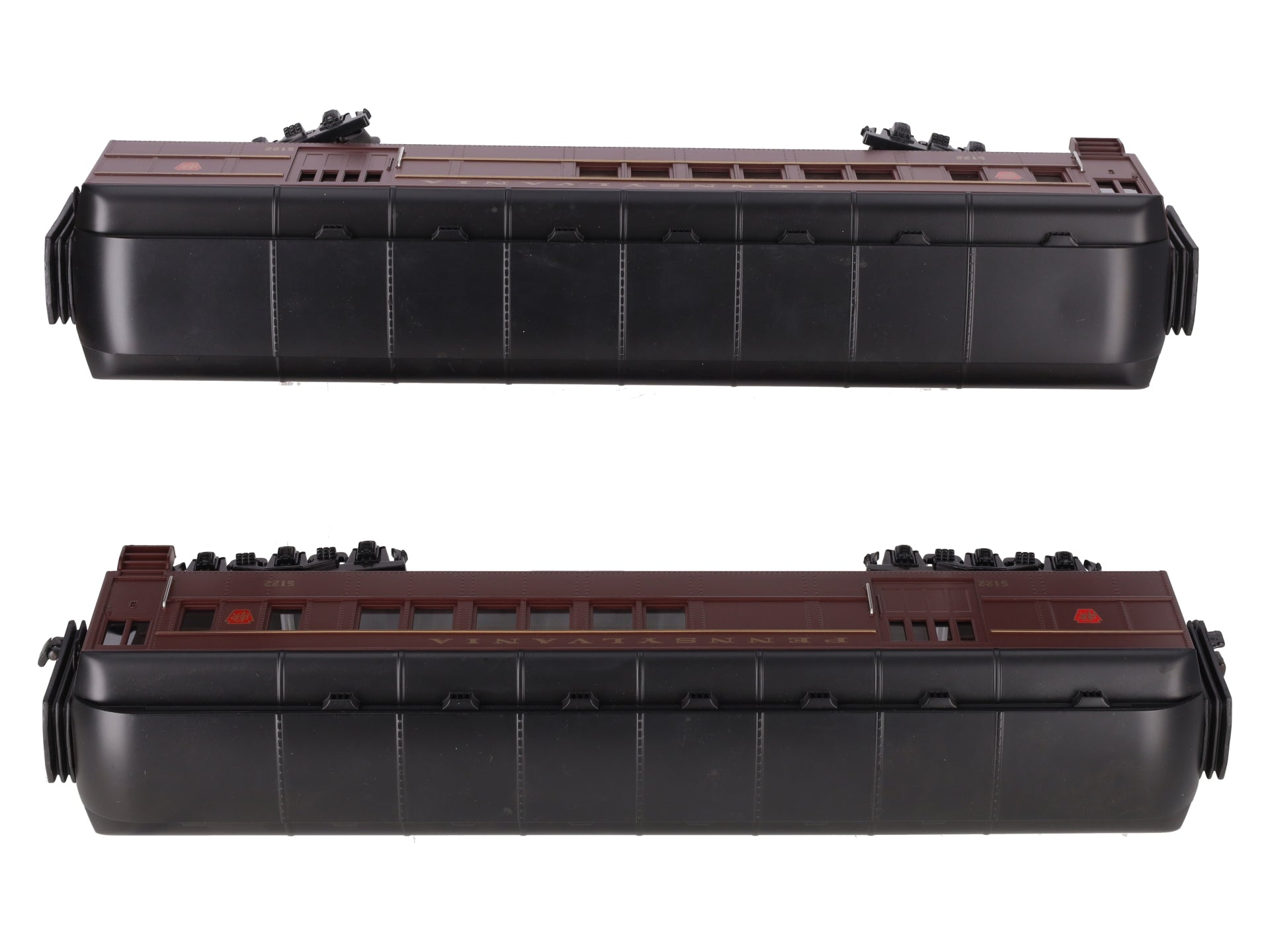 MTH 30-6238 O Pennsylvania RailKing O-27 Madison Combo/Diner Set (Set of 2) EX/Box