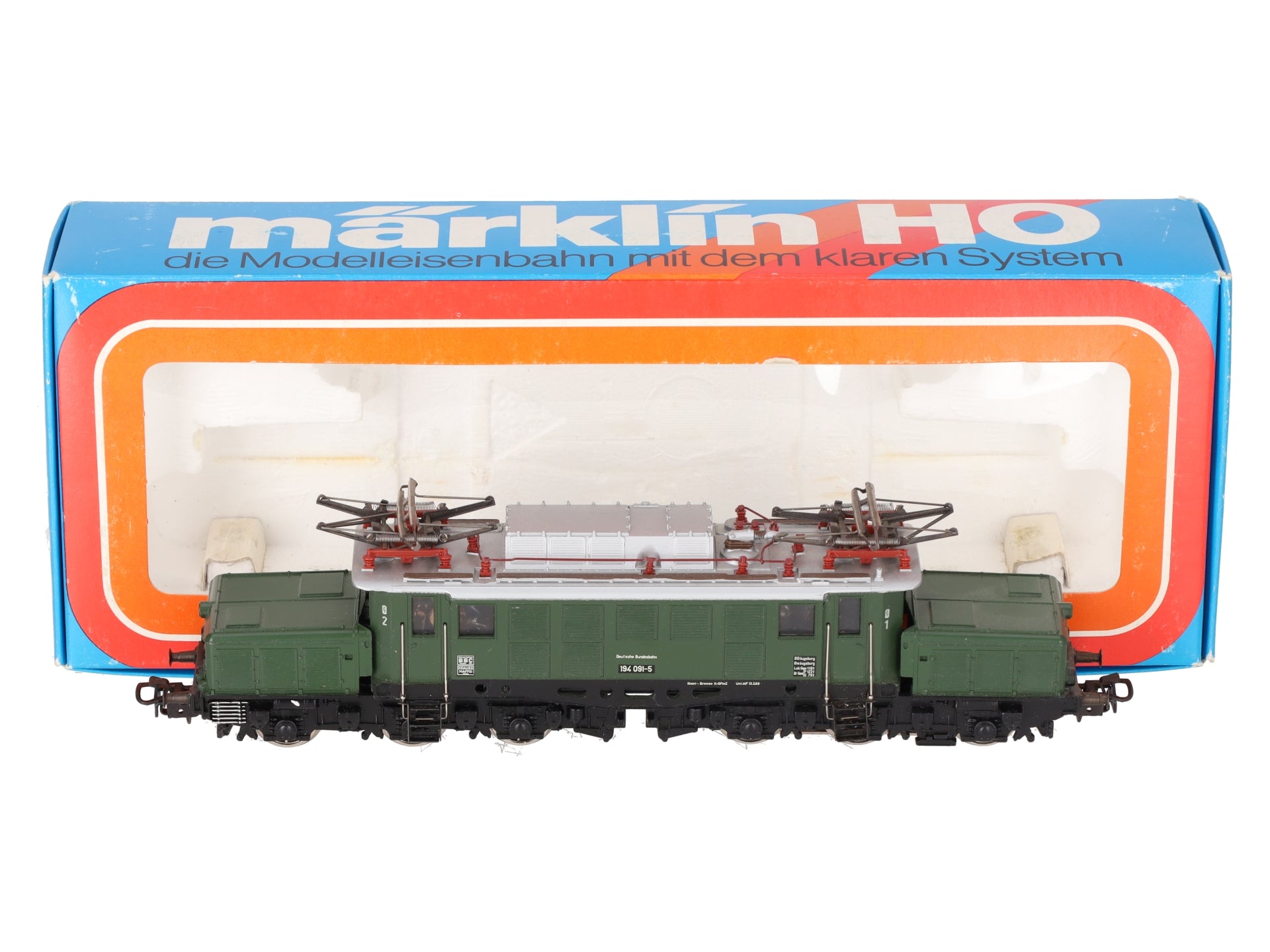 Marklin 3022 HO Scale DB Electric Locomotive w/ Pantographs LN/Box