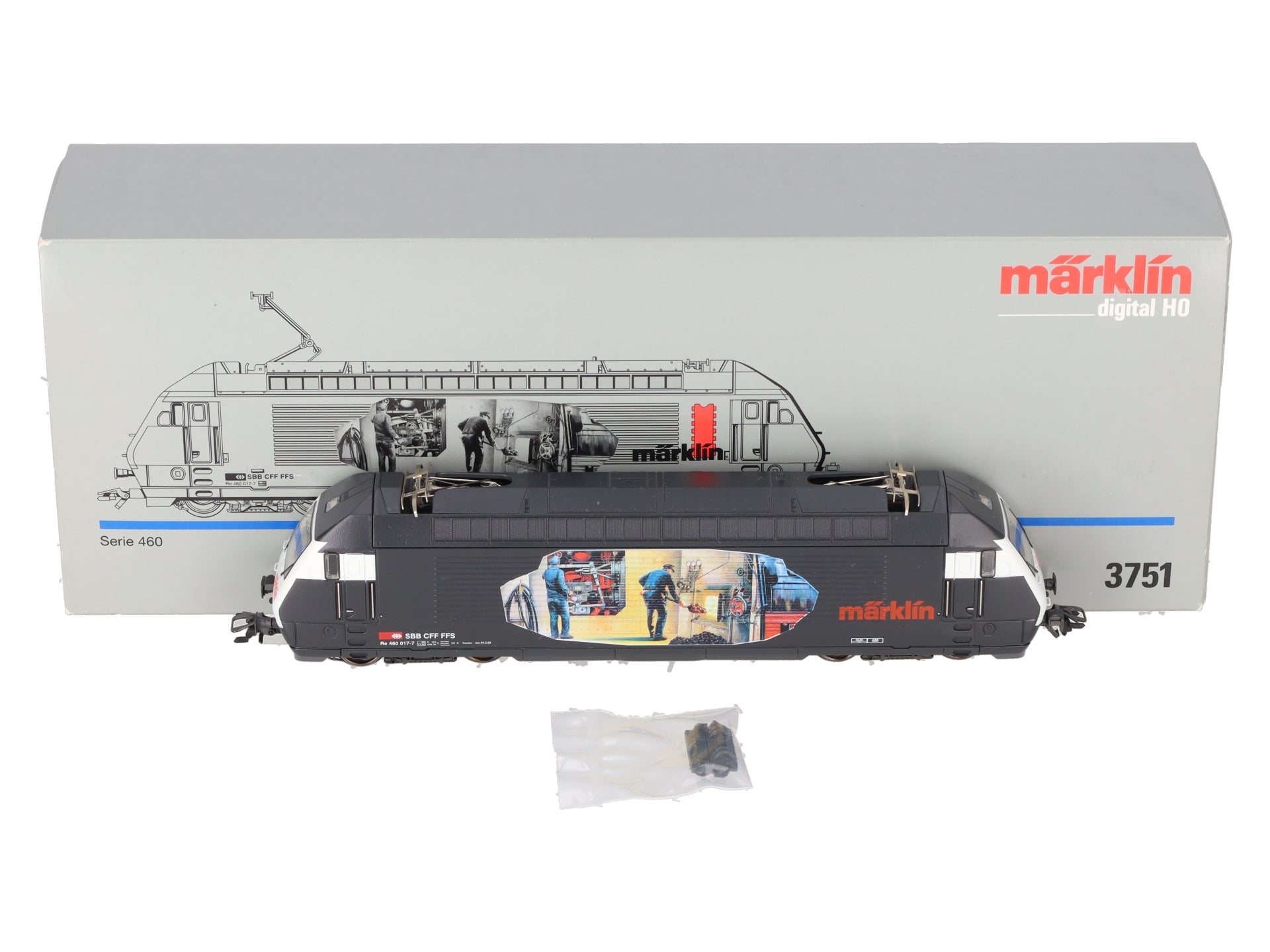 Marklin 3751 HO Scale Digital Serie 460 SBB Electric Locomotive LN/Box