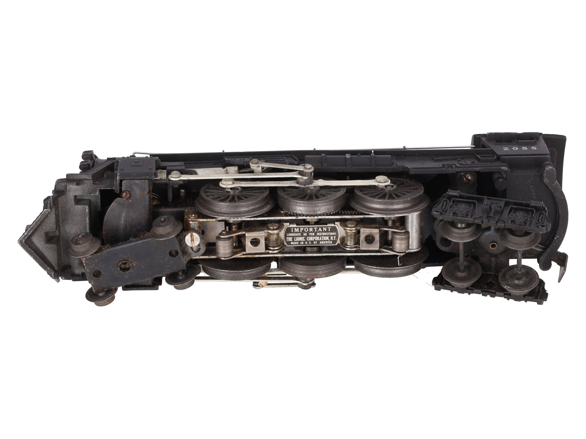 Lionel 2055 Vintage O 4-6-4 Hudson Steam Locomotive #2055 VG/Box