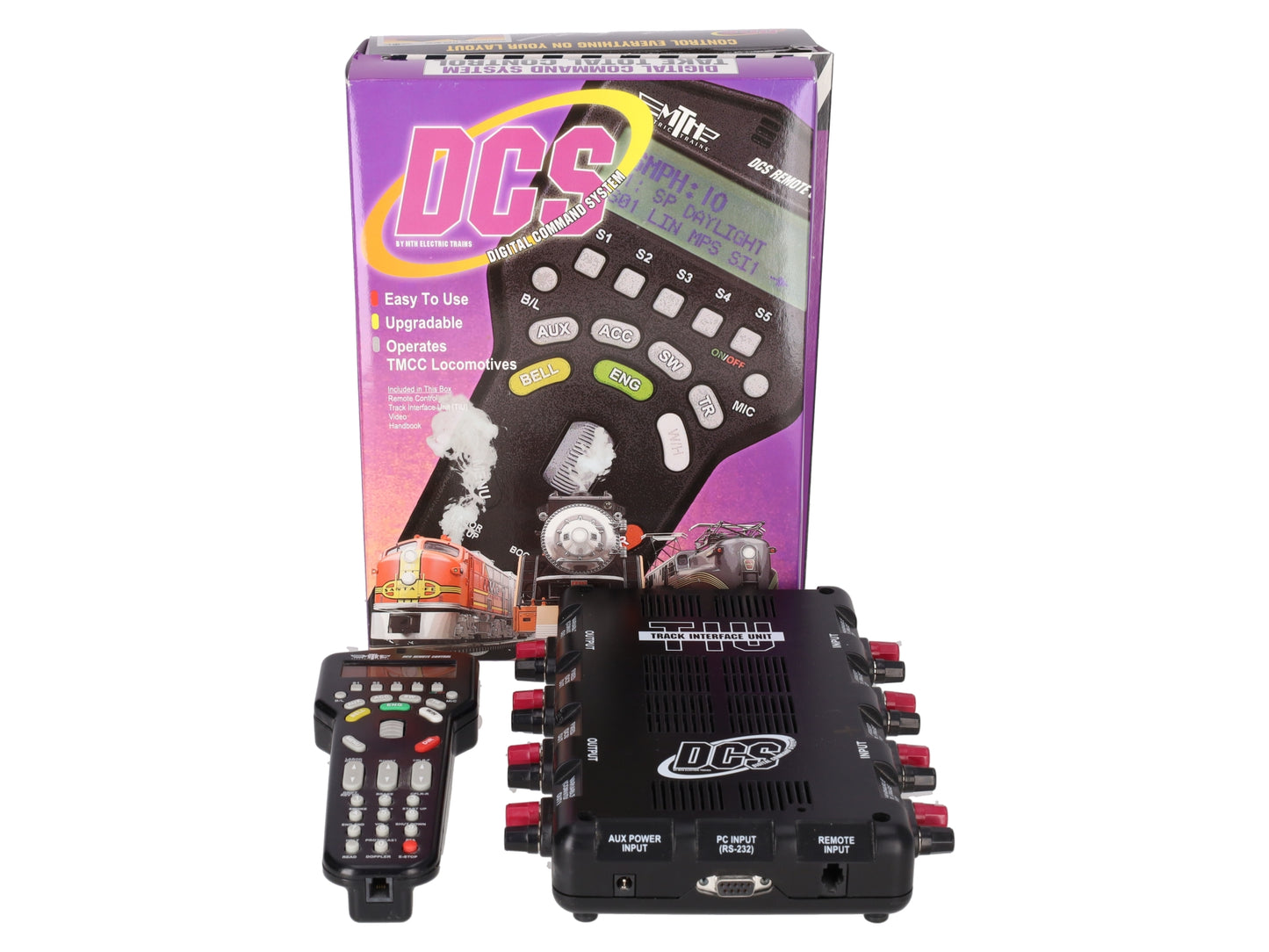 MTH 50-1001 DCS Track Interface Unit & Remote - Serial Port Version VG/Box