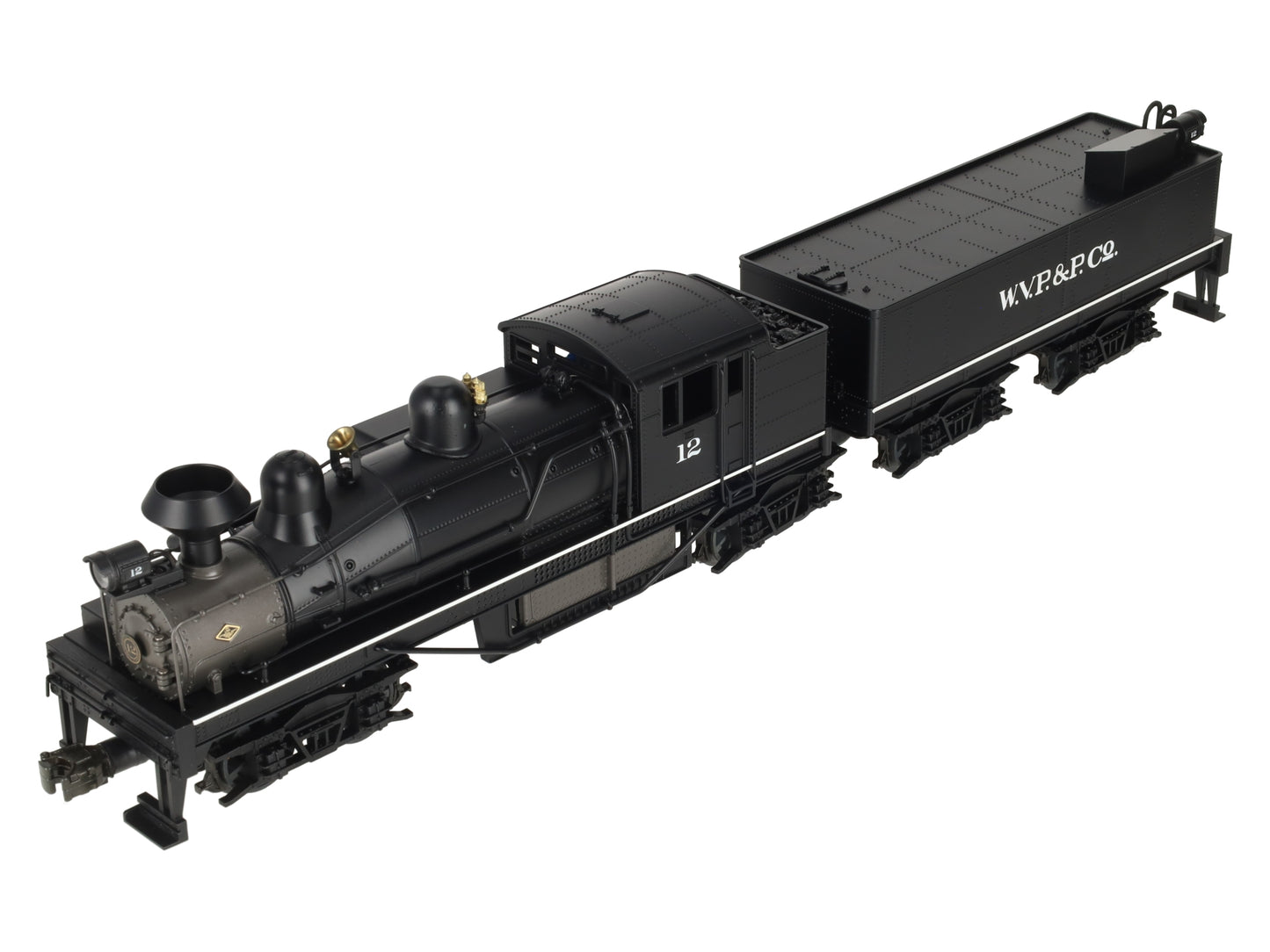 MTH 20-3023-1 O Gauge W.V.P&P Shay Steam Locomotive & Tender #12 w/PS1 LN/Box