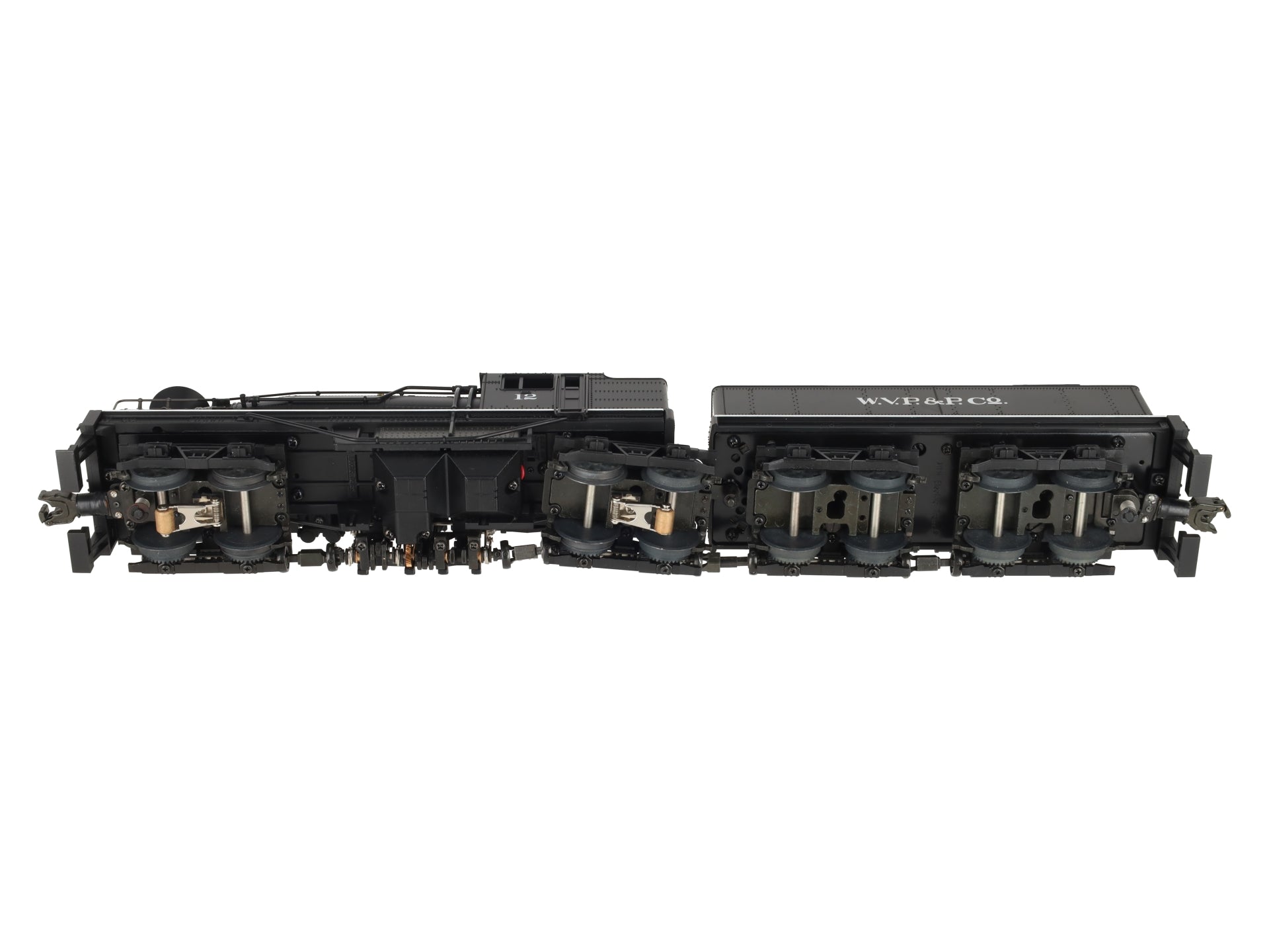 MTH 20-3023-1 O Gauge W.V.P&P Shay Steam Locomotive & Tender #12 w/PS1 LN/Box
