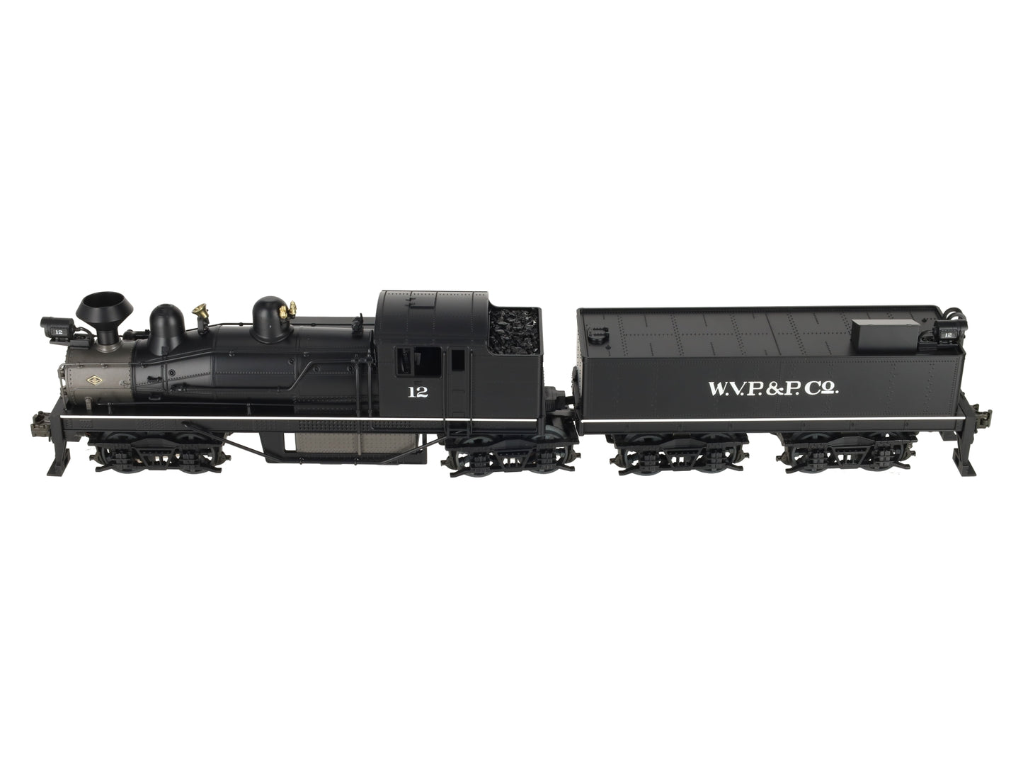 MTH 20-3023-1 O Gauge W.V.P&P Shay Steam Locomotive & Tender #12 w/PS1 LN/Box