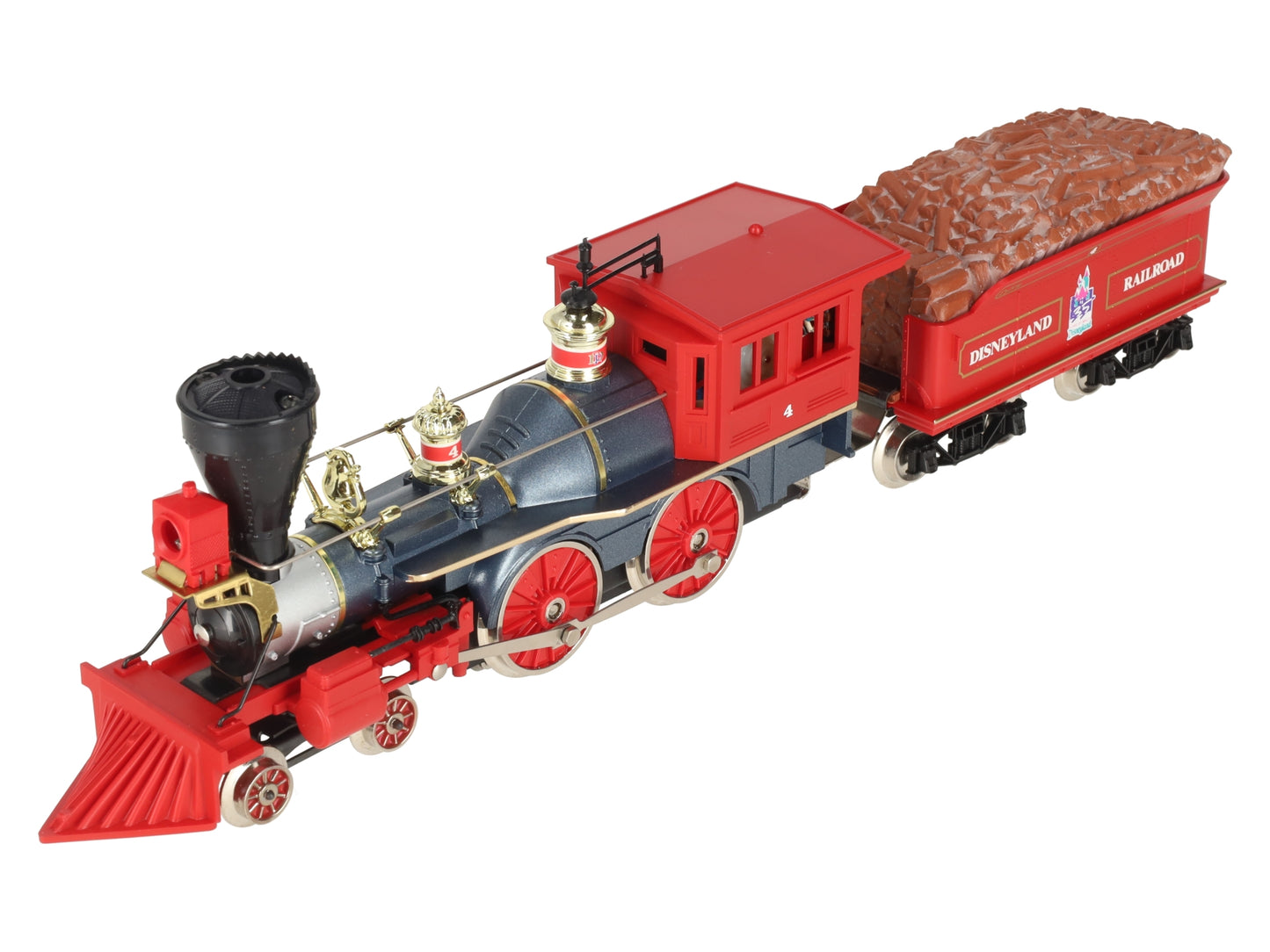 Lionel 6-18008 Disneyland 4-4-0 Steam Locomotive & Tender #4 w/Display Case EX/Box