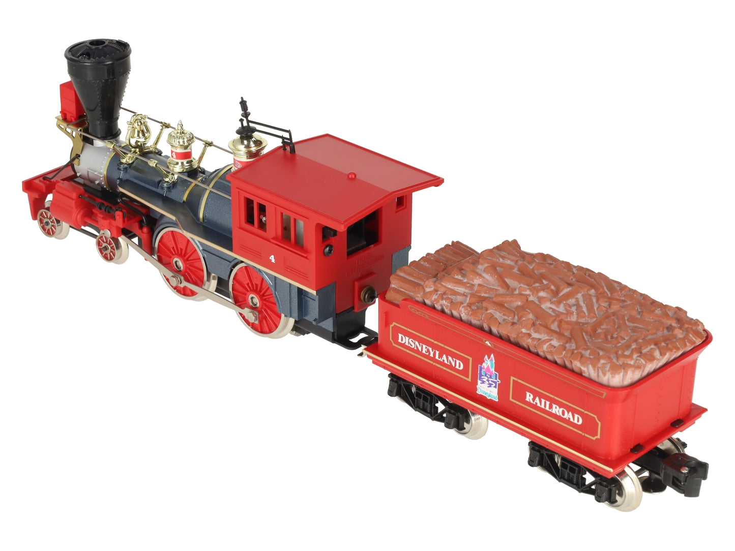 Lionel 6-18008 Disneyland 4-4-0 Steam Locomotive & Tender #4 w/Display Case EX/Box