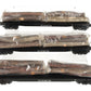 MTH 20-98103 O Gauge West Virginia Pulp & Paper Stake Flatcars (Set of 3) LN/Box
