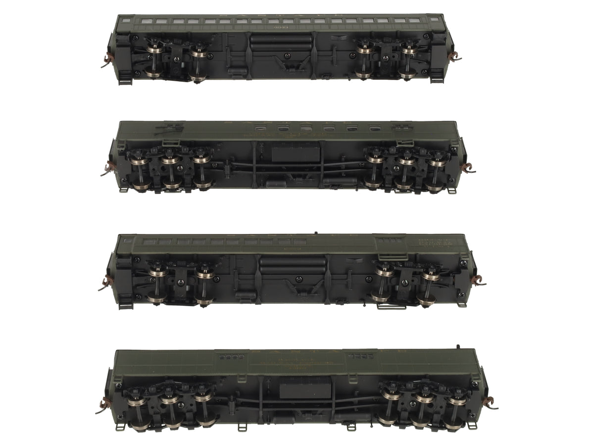Rivarossi RT600229 HO Scale Santa Fe 60' Heavyweight Passenger Car Set LN/Box