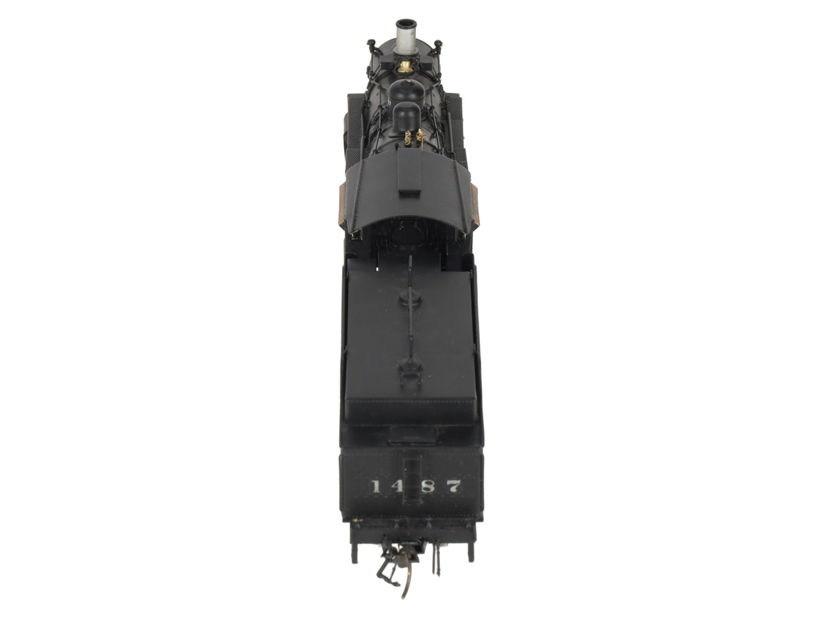 NJ International ST-209 BRASS HO AT&SF 4-4-2 Steam Locomotive & Tender #1487/Box