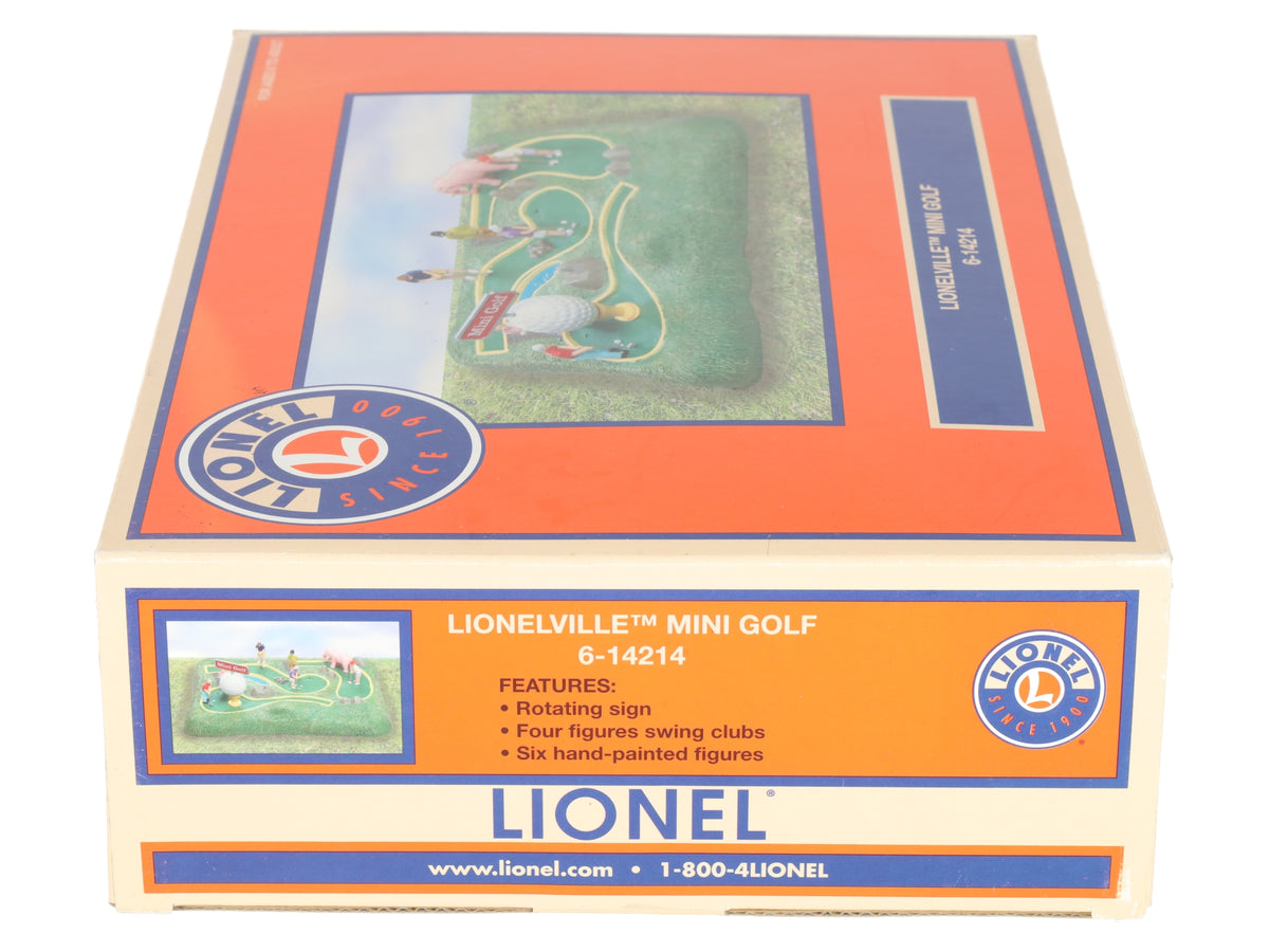 Lionel 6-14214 O Scale Lionelville Mini Golf Animated Scene LN/Box