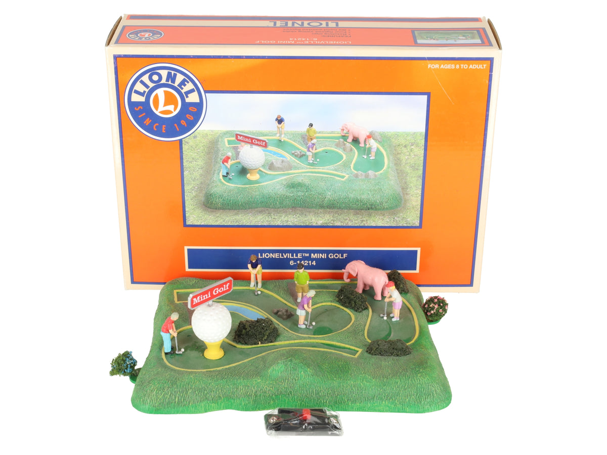 Lionel 6-14214 O Scale Lionelville Mini Golf Animated Scene LN/Box
