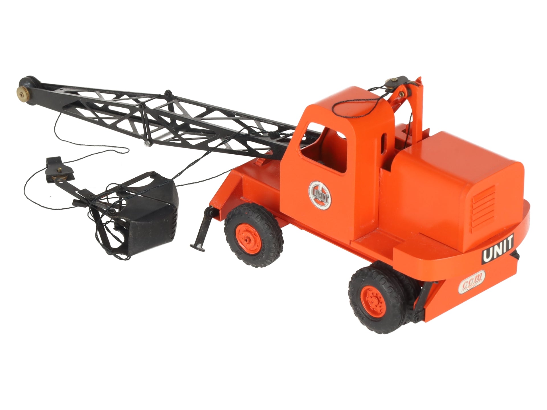 CCM 614 1:48 Brass Crawler Crane w/ Clam Bucket EX