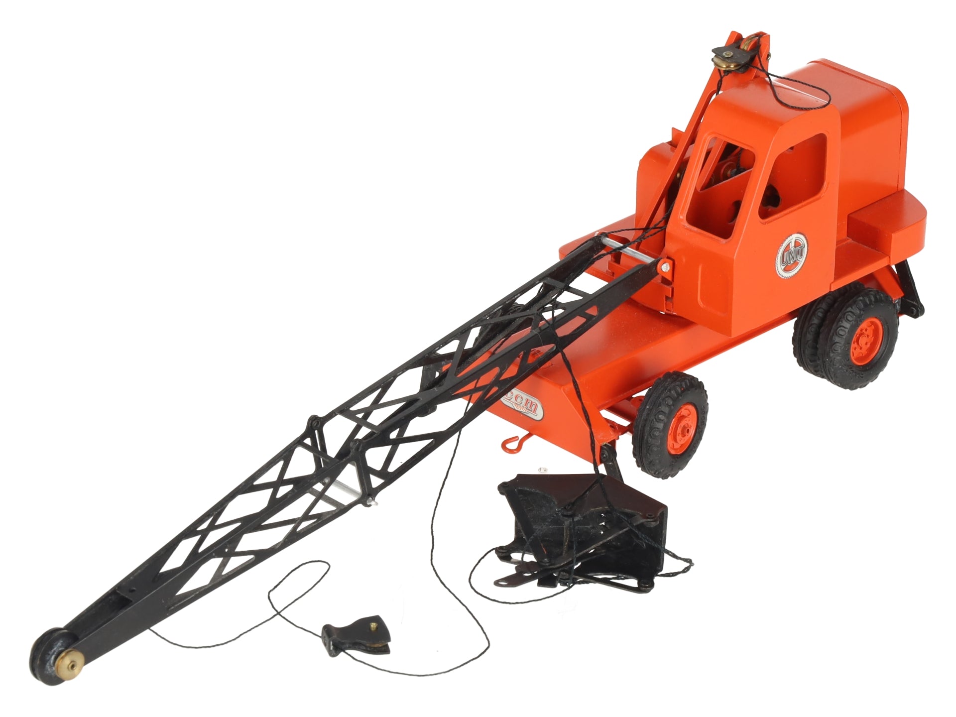 CCM 614 1:48 Brass Crawler Crane w/ Clam Bucket EX