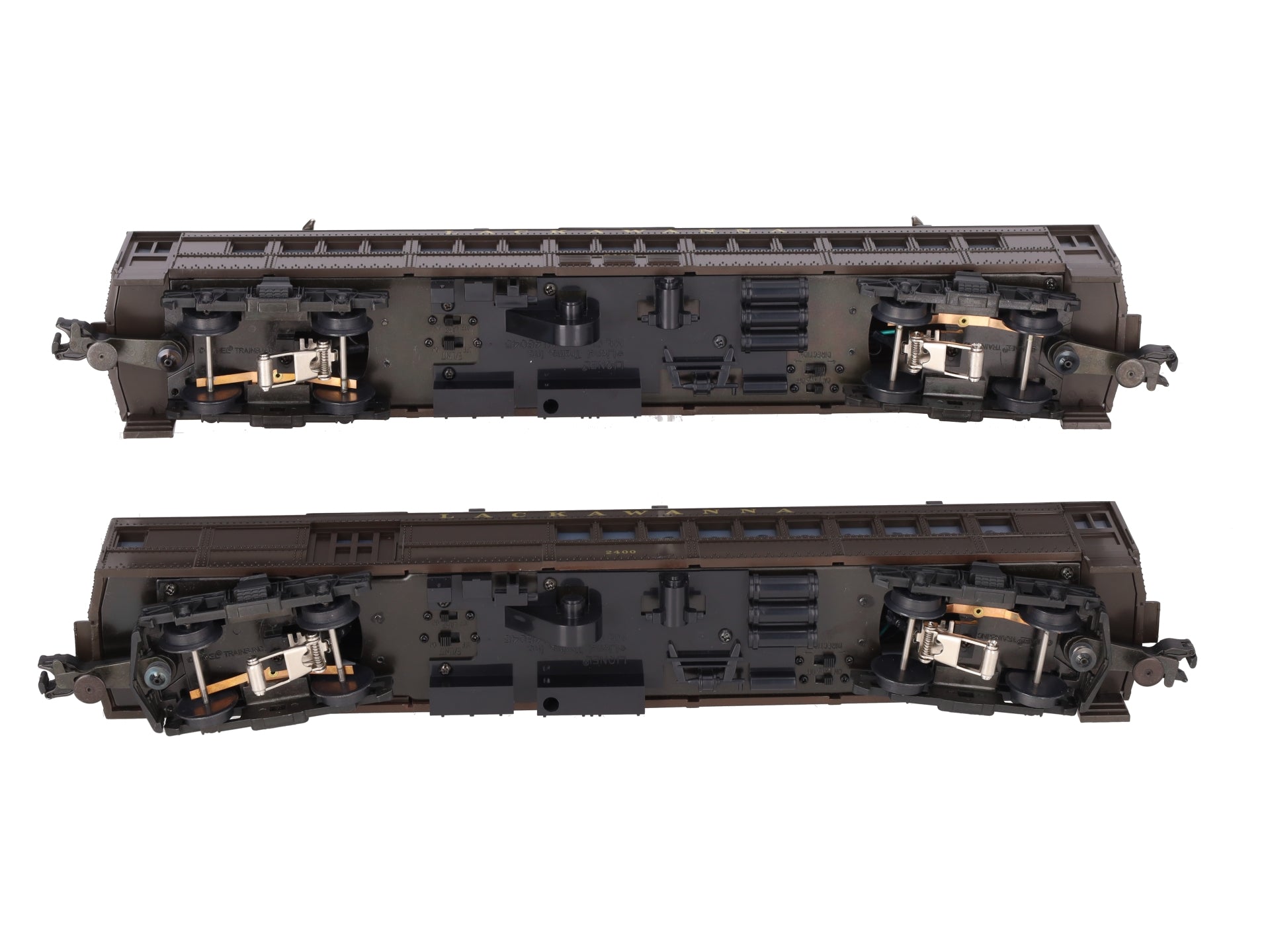 Lionel 6-18305 O Gauge Lackawanna Non-Powered Multiple-Unit Commuter (2 Car Set) EX/Box