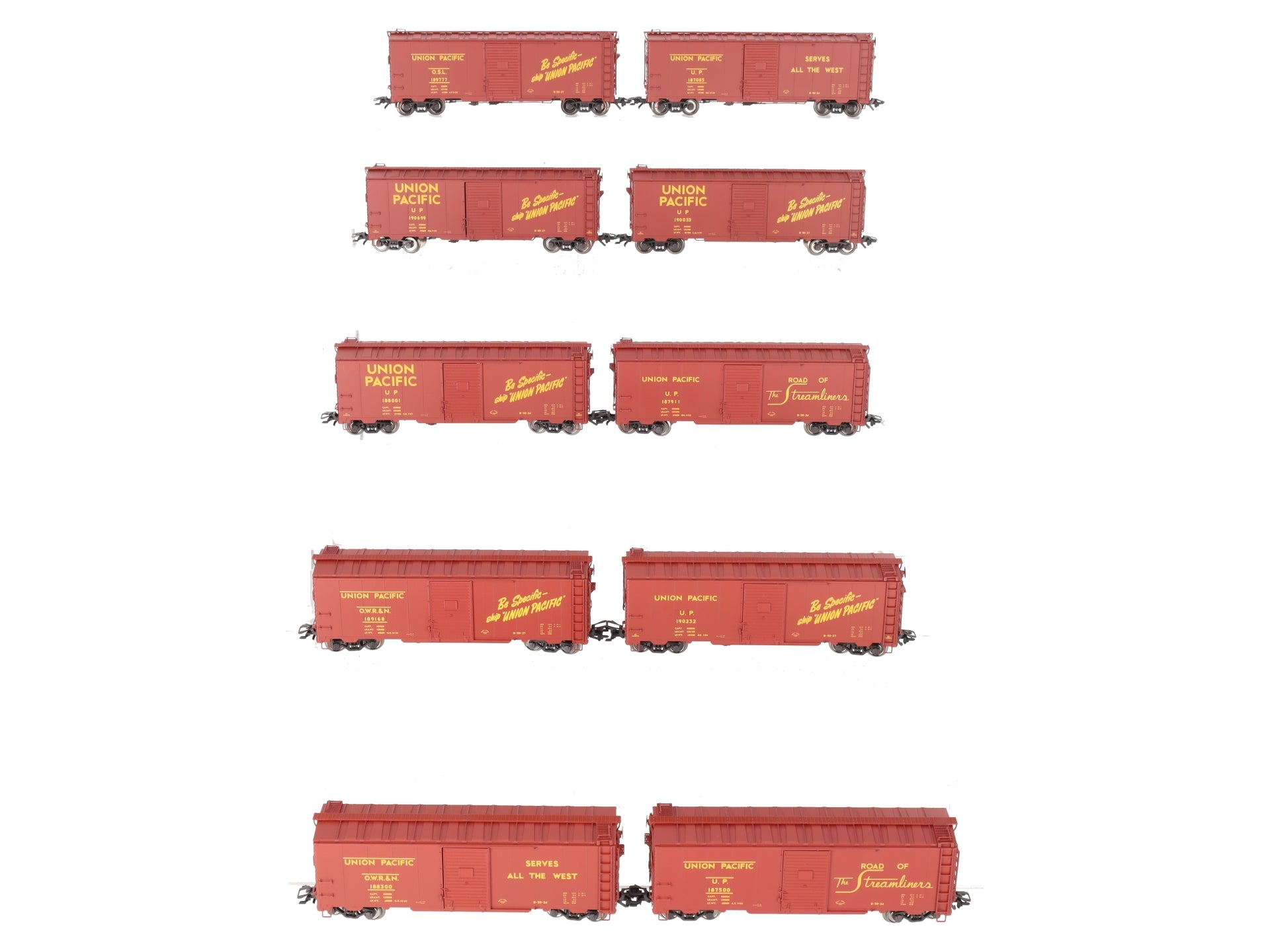 Marklin 45646 HO Union Pacific Boxcars (Set of 10) LN/Box