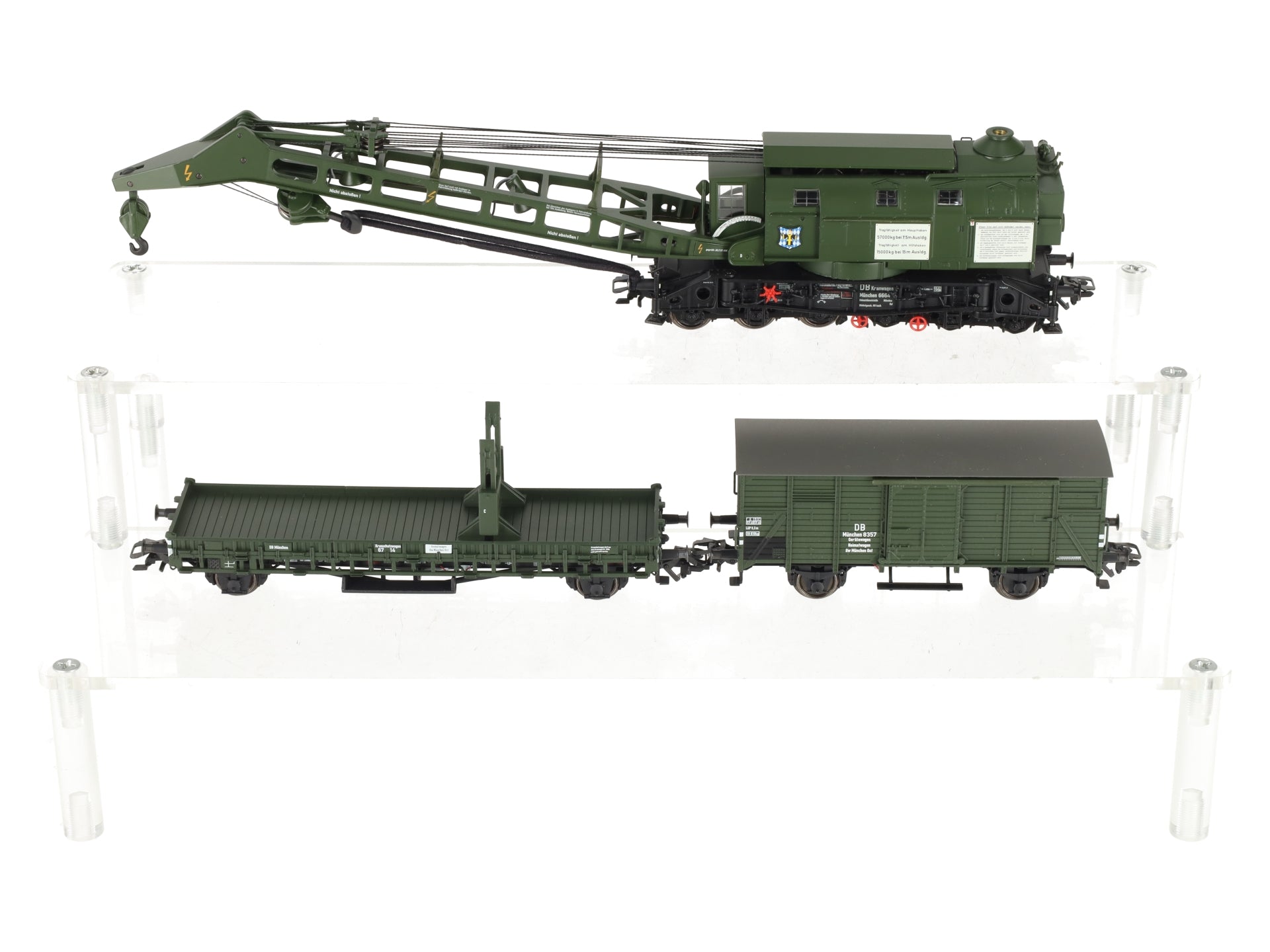 Marklin 49570 HO German Federal Railroad Ardelt 57 Metric Ton Steam Crane  LN/Box