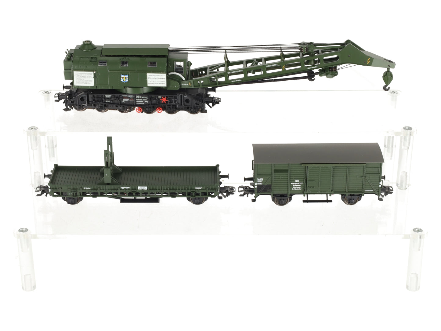 Marklin 49570 HO German Federal Railroad Ardelt 57 Metric Ton Steam Crane  LN/Box