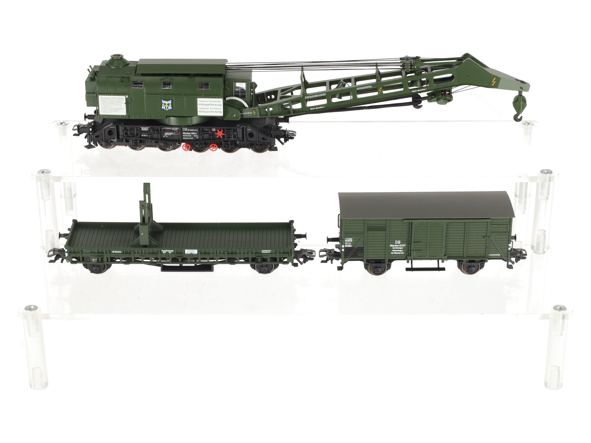 Marklin 49570 HO German Federal Railroad Ardelt 57 Metric Ton Steam Crane  LN/Box