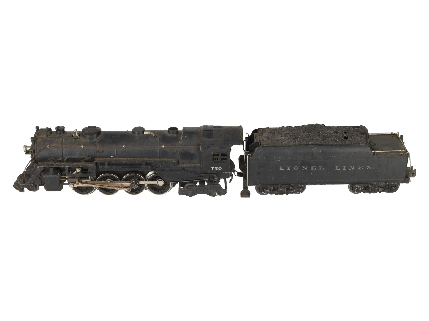 Lionel 726 Vintage O Berkshire 2-8-4 Steam Locomotive & 2426W Tender VG