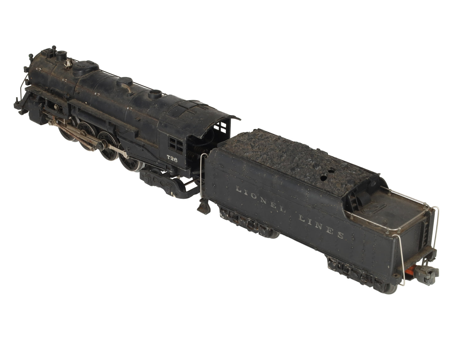 Lionel 726 Vintage O Berkshire 2-8-4 Steam Locomotive & 2426W Tender VG