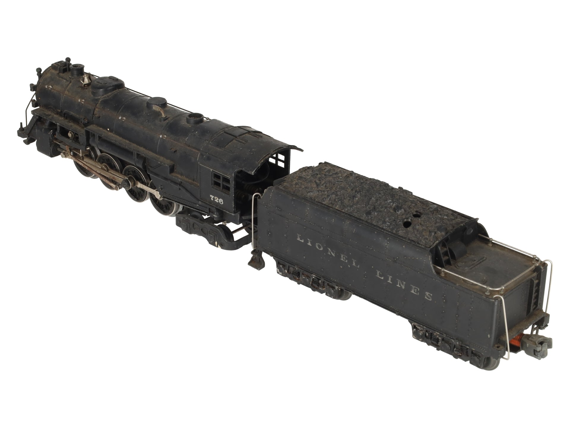 Lionel 726 Vintage O Berkshire 2-8-4 Steam Locomotive & 2426W Tender VG