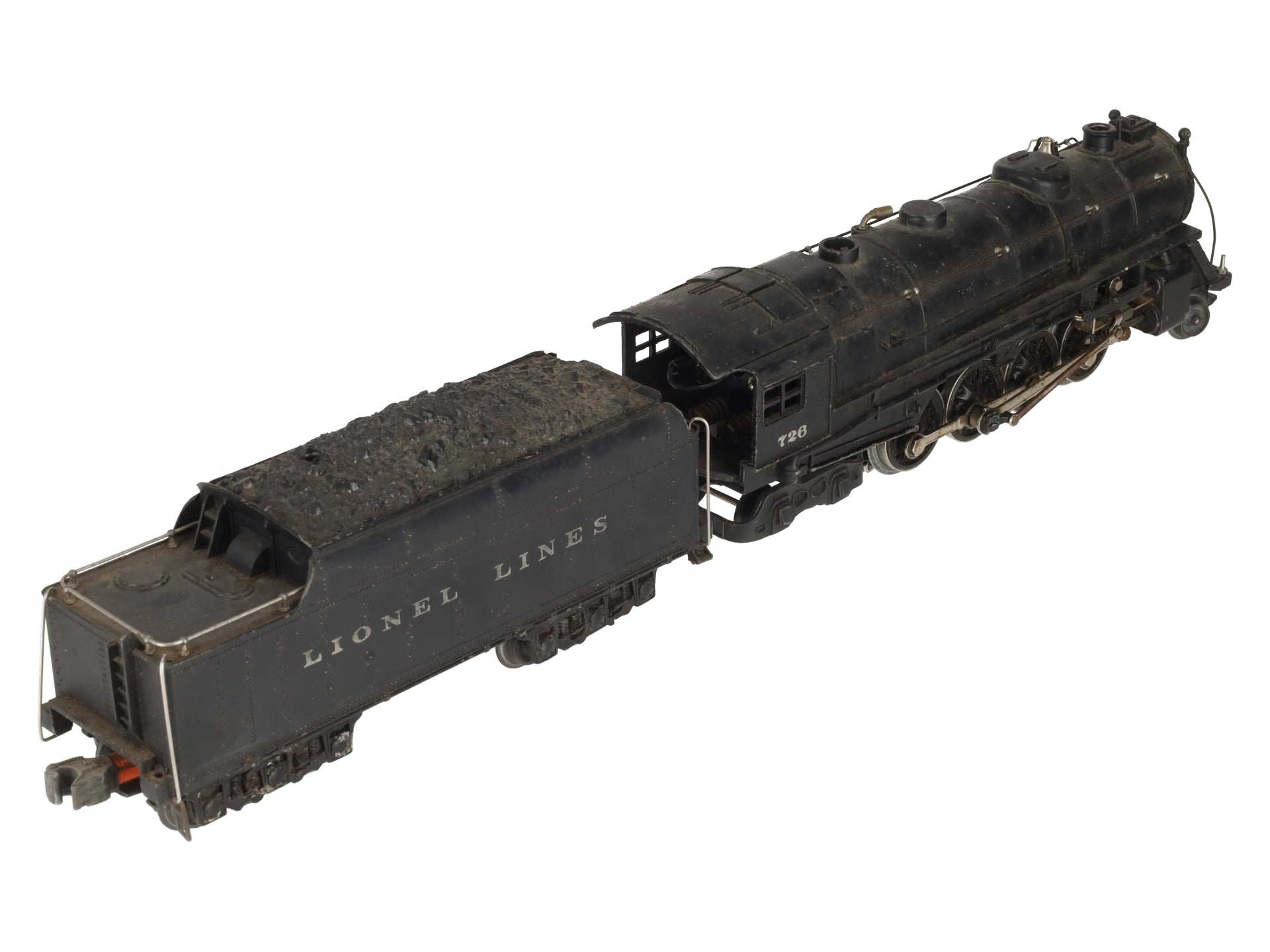 Lionel 726 Vintage O Berkshire 2-8-4 Steam Locomotive & 2426W Tender VG