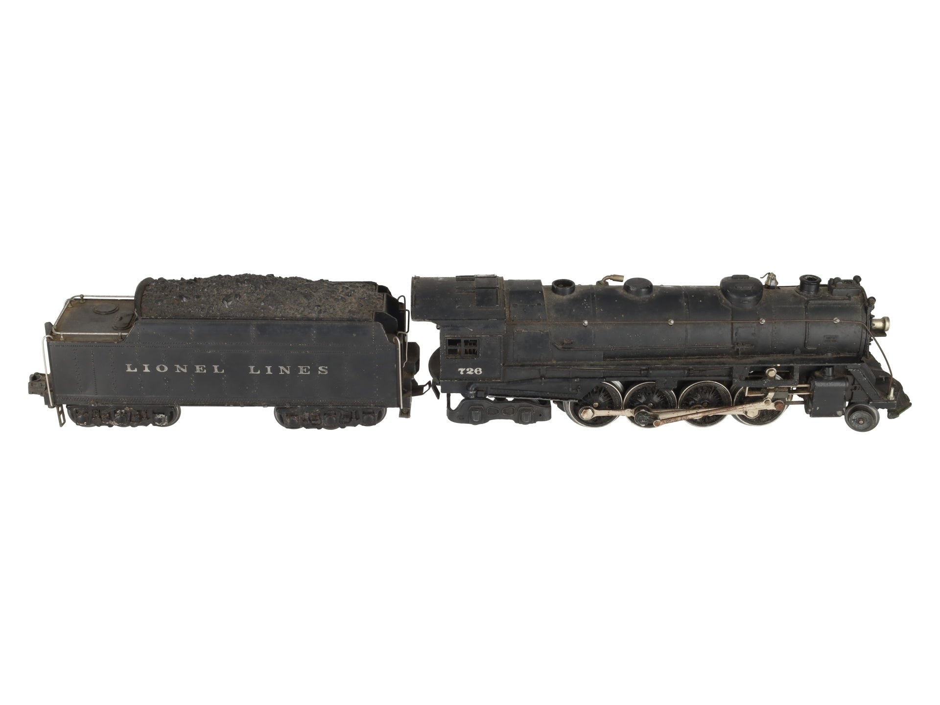 Lionel 726 Vintage O Berkshire 2-8-4 Steam Locomotive & 2426W Tender VG