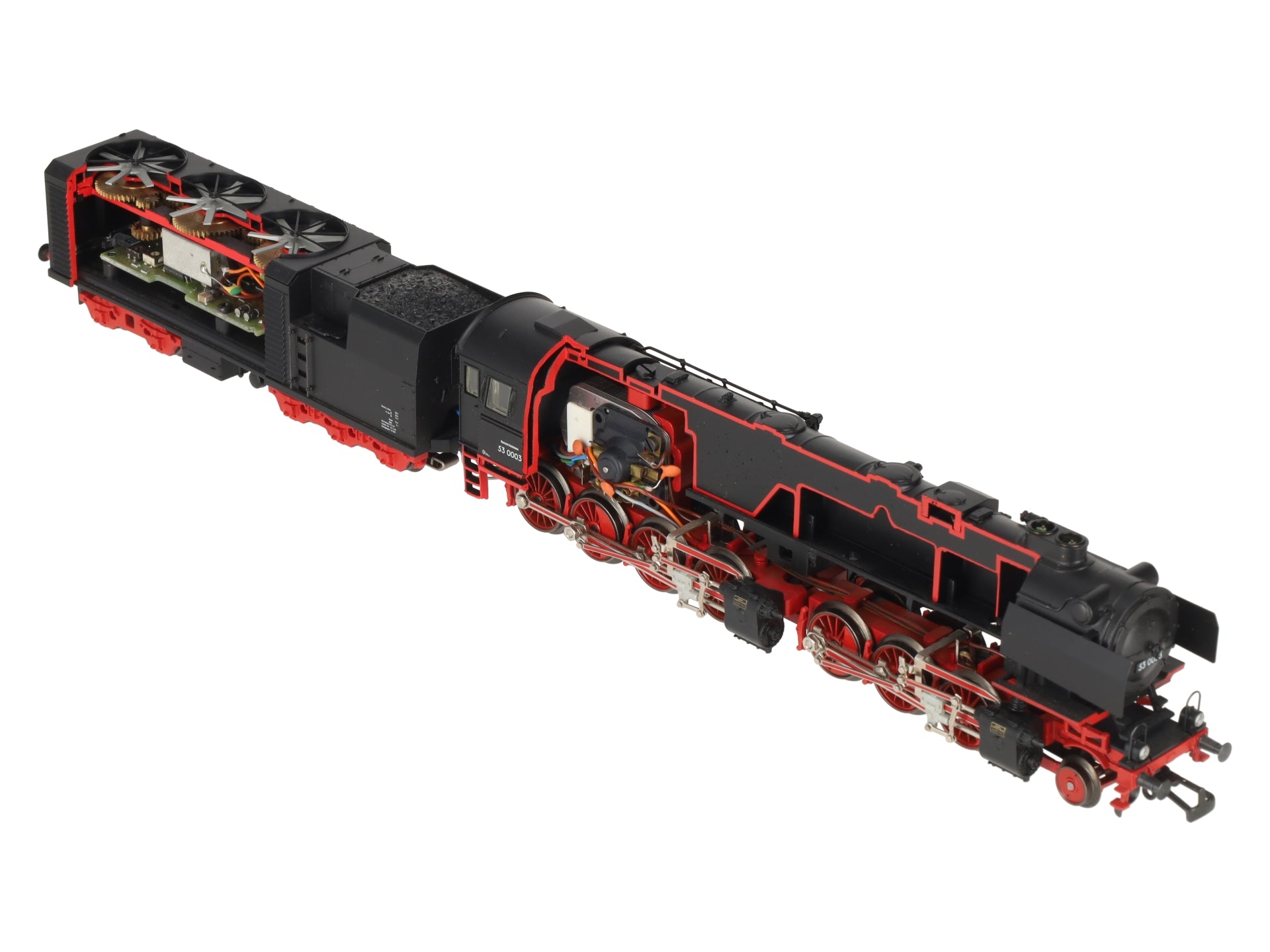 Marklin 37029 HO Scale BR 53 K Cut Away Steam Locomotive & Tender #53 0003 EX/Box
